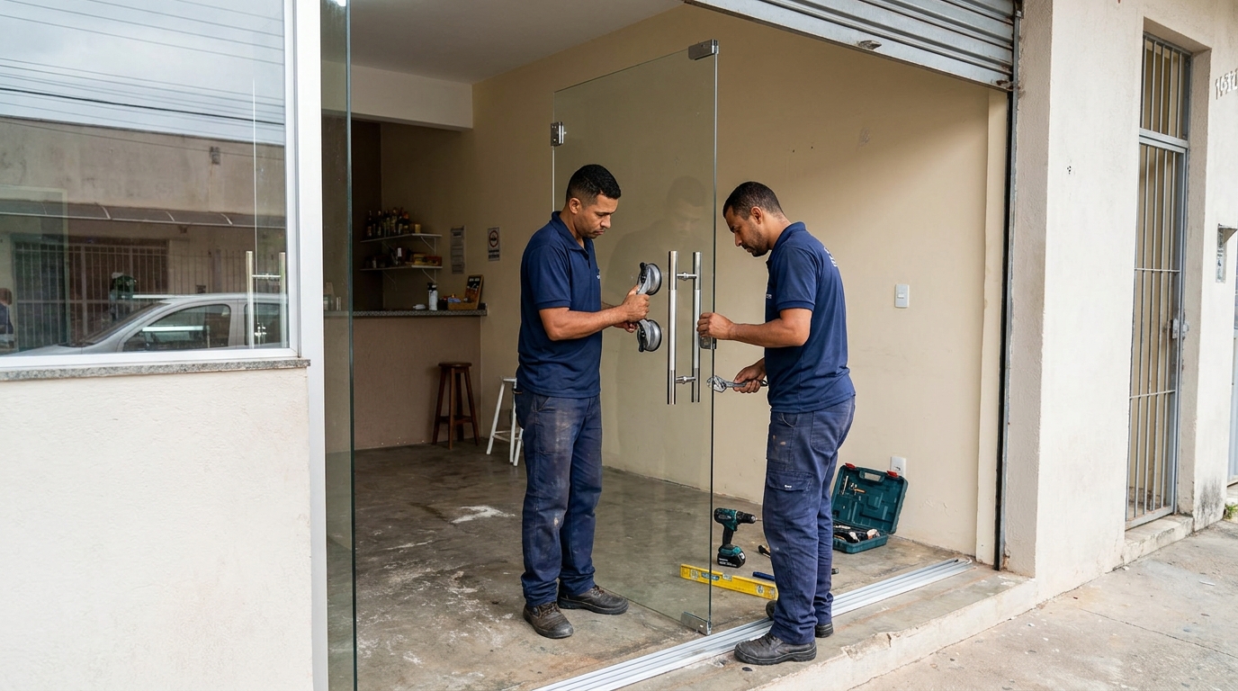 Portas em Vidro em Brasília‑DF