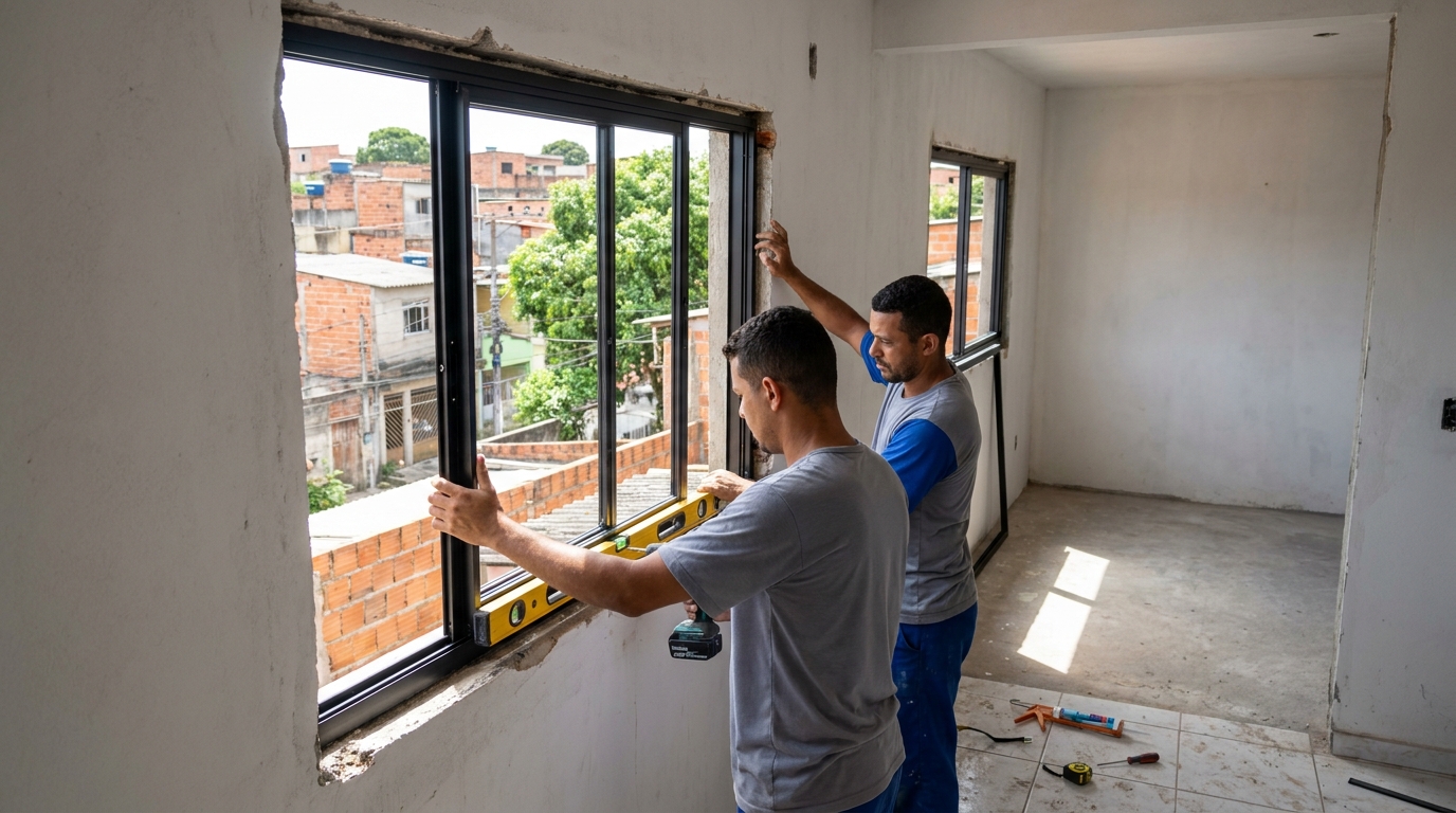 Produção de Portas e Janelas em Brasília‑DF
