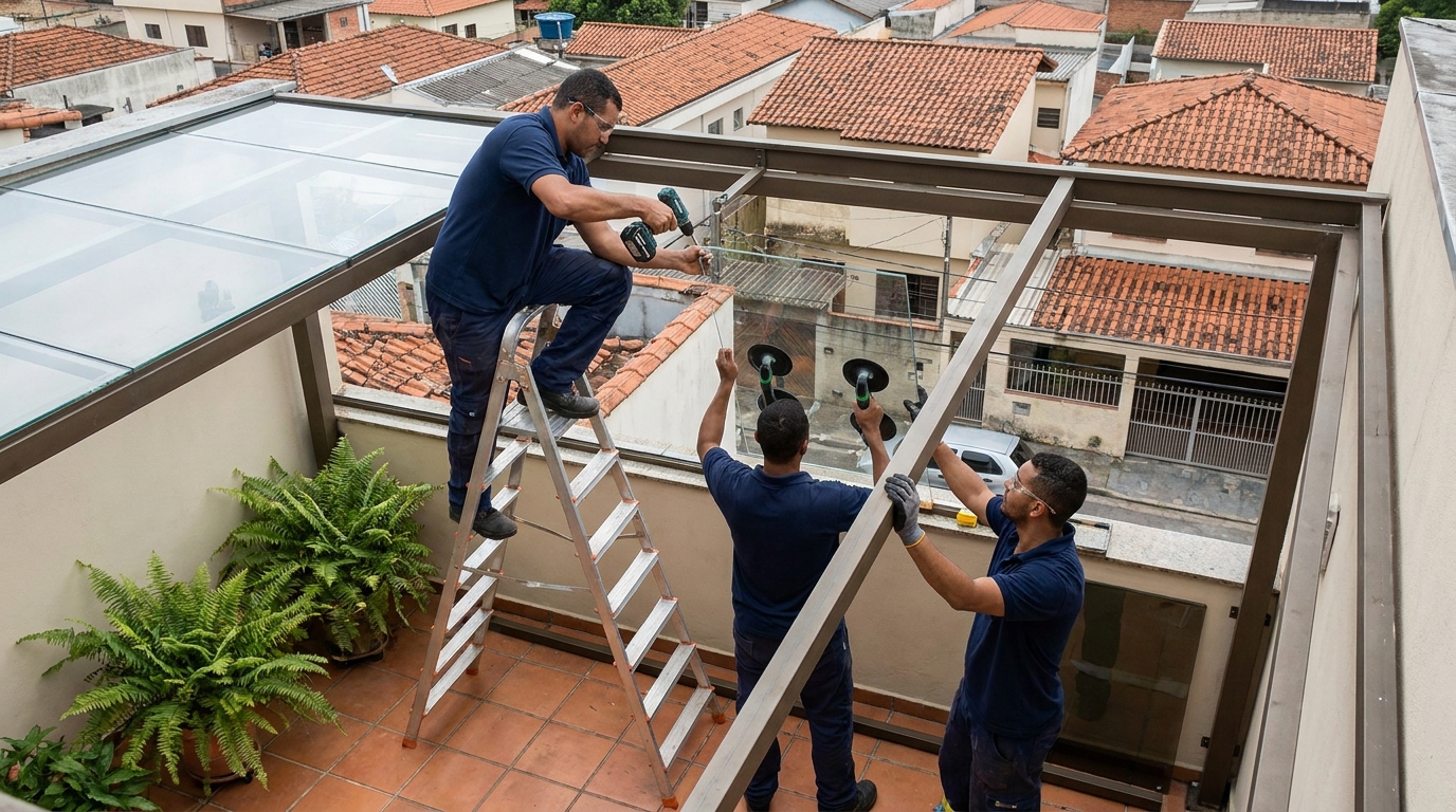Cobertura de Vidro em Brasília‑DF