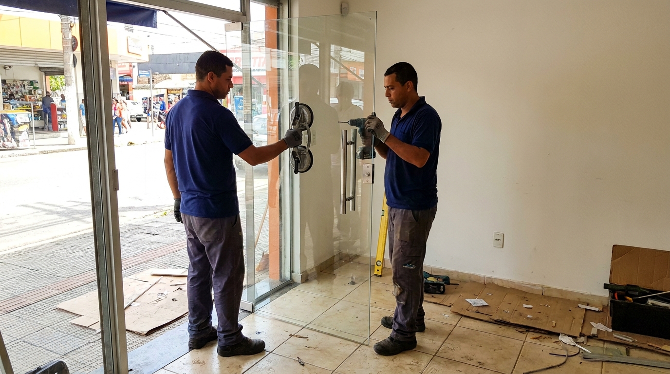Portas em Vidro em Brasília‑DF