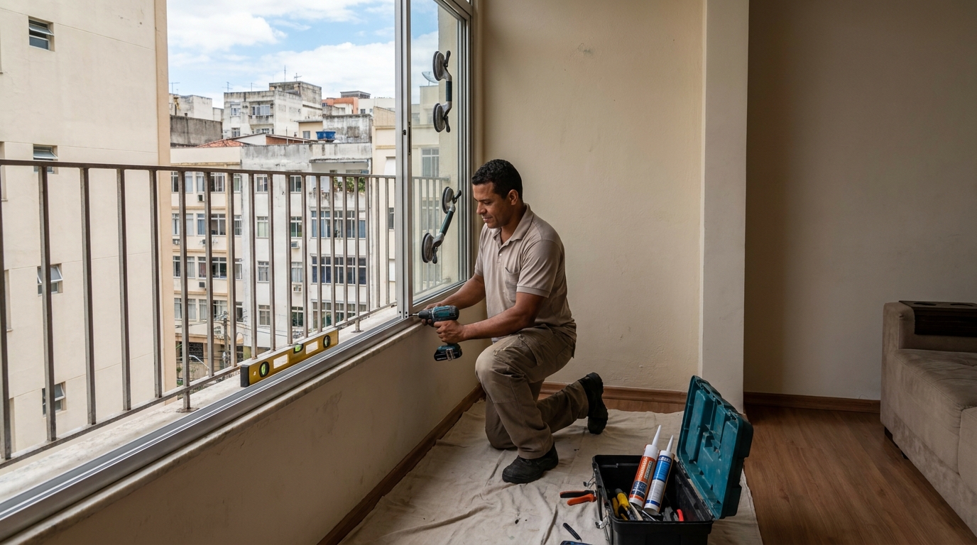 Janelas de Vidro em Brasília‑DF