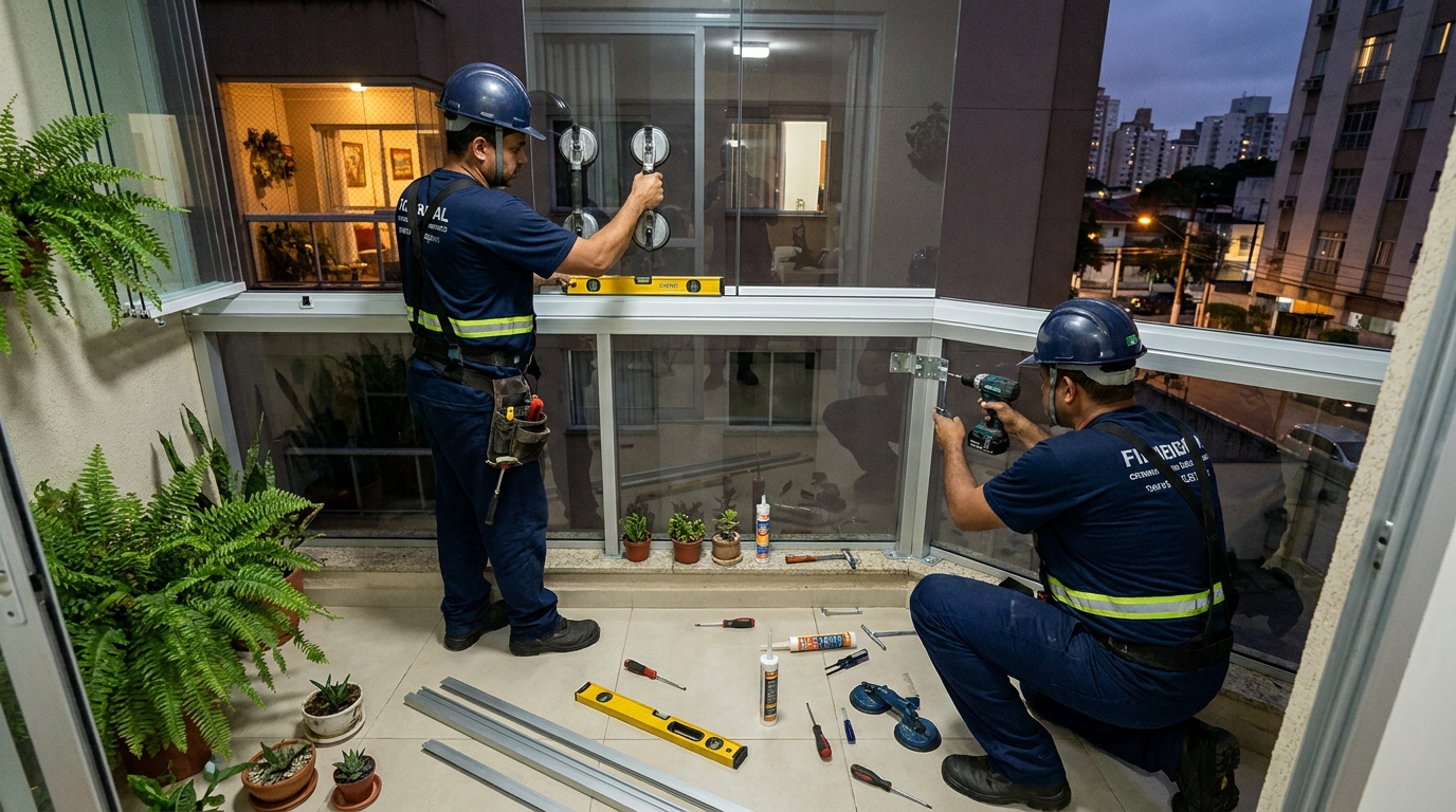 Parede de Vidro em Brasília‑DF